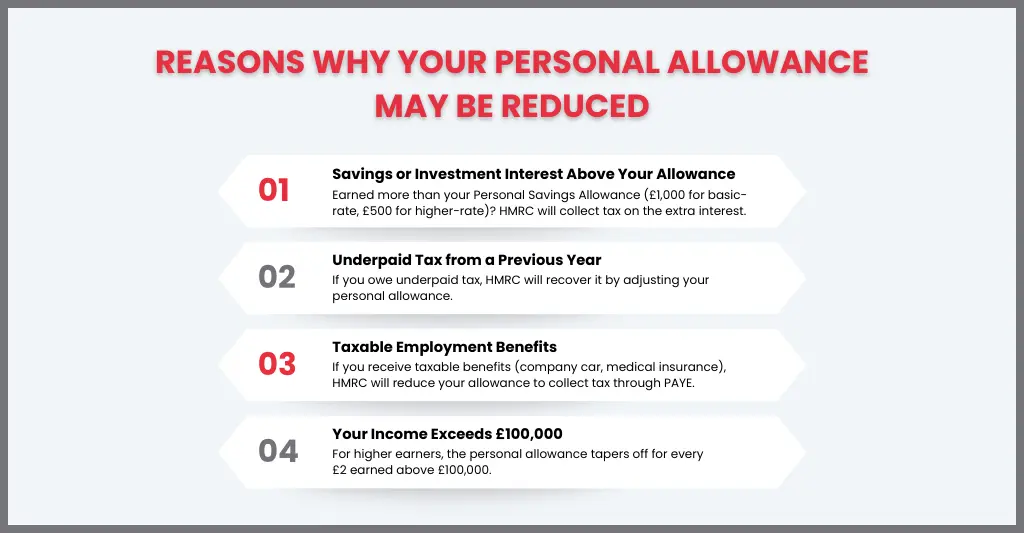 Why Did HMRC Reduce My Personal Allowance? Explained for PAYE Employees 1 Why Is My Personal Allowance Less Than £12,570